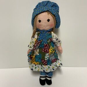 Vintage Holly Hobbie Knickerbocker Patchwork Dress Rag AS IS